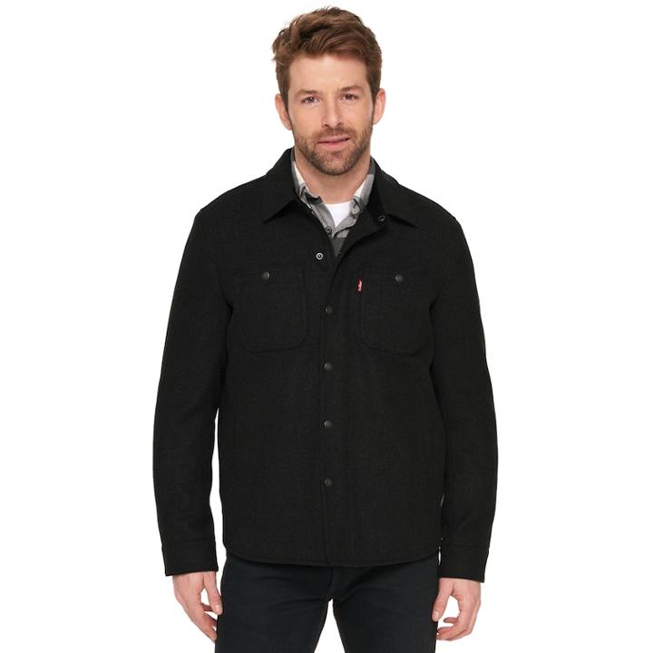 Big & Tall Levi's&reg; Shirt Jacket, Men's, Size: 4xb, Black