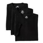 Men's Jockey 3-pk. Classic Staydry Crewneck Tees, Size: Xxl, Black