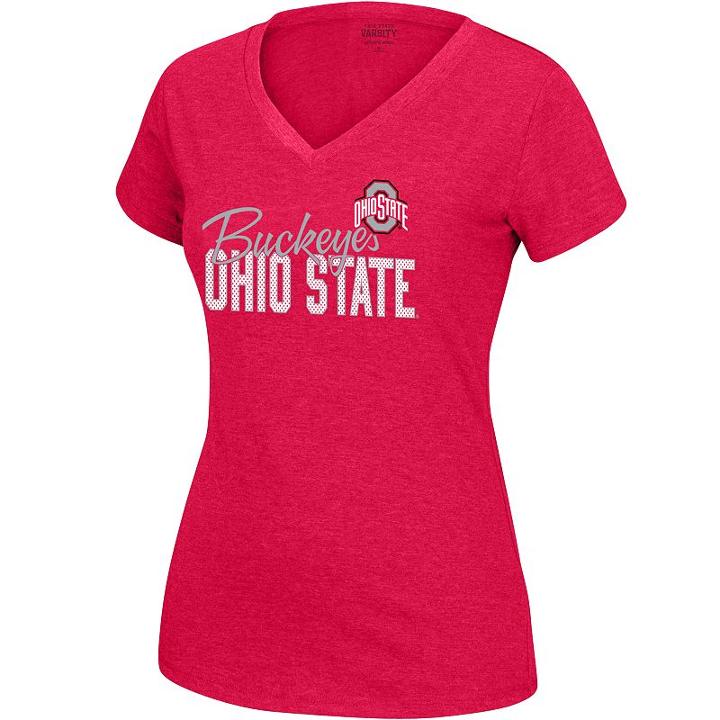 Women's Ohio State Buckeyes Favorite Tee, Size: Small, Brt Red