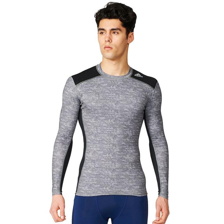 Men's Adidas Climalite Base Layer Tee, Size: Xxl, Grey