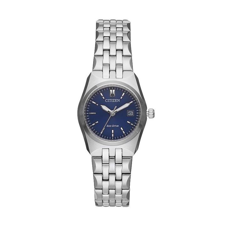 Citizen Eco-drive Women's Corso Stainless Steel Watch, Grey