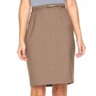Women's Apt. 9&reg; Pencil Skirt, Size: 10, Brown