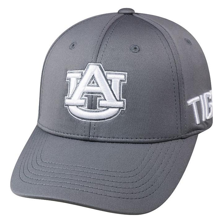 Adult Top Of The World Auburn Tigers Bolster One-fit Cap, Men's, Med Grey