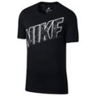 Men's Nike Faded Logo Tee, Size: Large, Grey (charcoal)