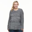 Plus Size Dana Buchman Mixed-stitch Crewneck Sweater, Women's, Size: 2xl, Oxford