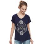 Juniors' Love For The Stars Tee, Teens, Size: Xl, Blue (navy)