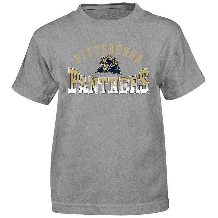 Boys 4-7 Pitt Panthers Cotton Tee, Boy's, Size: M(5/6), Grey (charcoal)