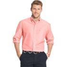 Men's Izod Essential Classic-fit Solid Button-down Shirt, Size: Medium, Drk Orange