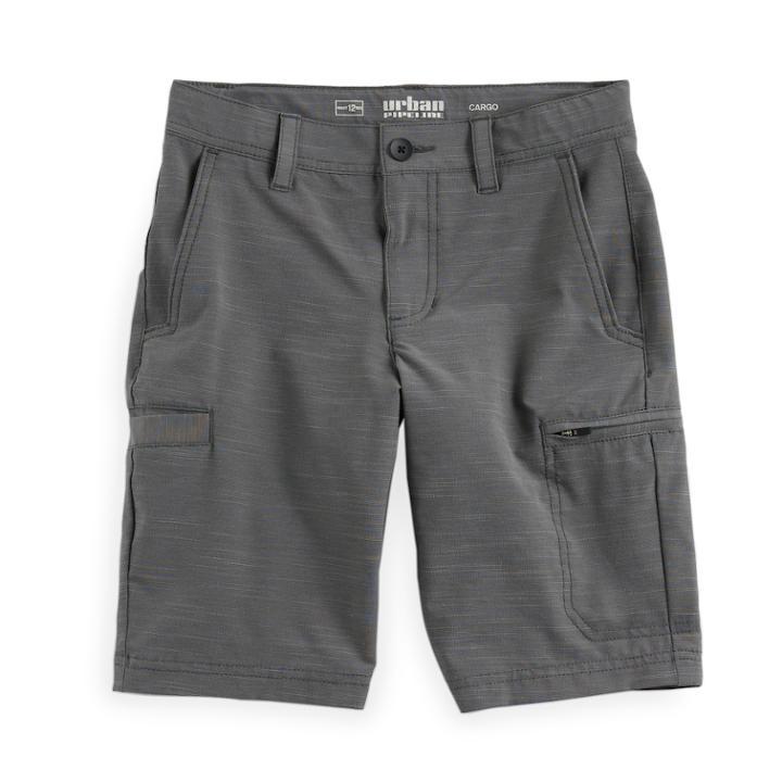 Boys 8-20 Urban Pipeline&reg; Hybrid Shorts, Size: 18, Dark Grey