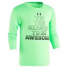 Boys 4-7 Under Armour Tis The Season To Be Awesome Graphic Tee, Size: 6, Brt Green