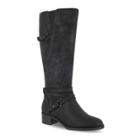 Easy Street Carlita Women's Knee High Boots, Size: 7.5 Wide, Oxford