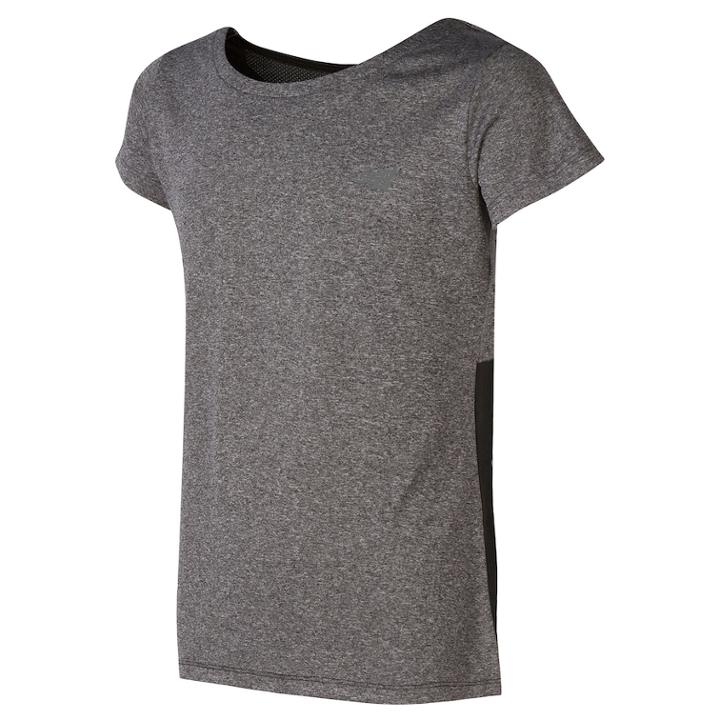 Girls 7-16 New Balance Racerback Cutout Tee, Size: 16, Black