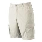 Men's Apt. 9&reg; Modern-fit Solid Poplin Cargo Shorts, Size: 35, Lt Beige