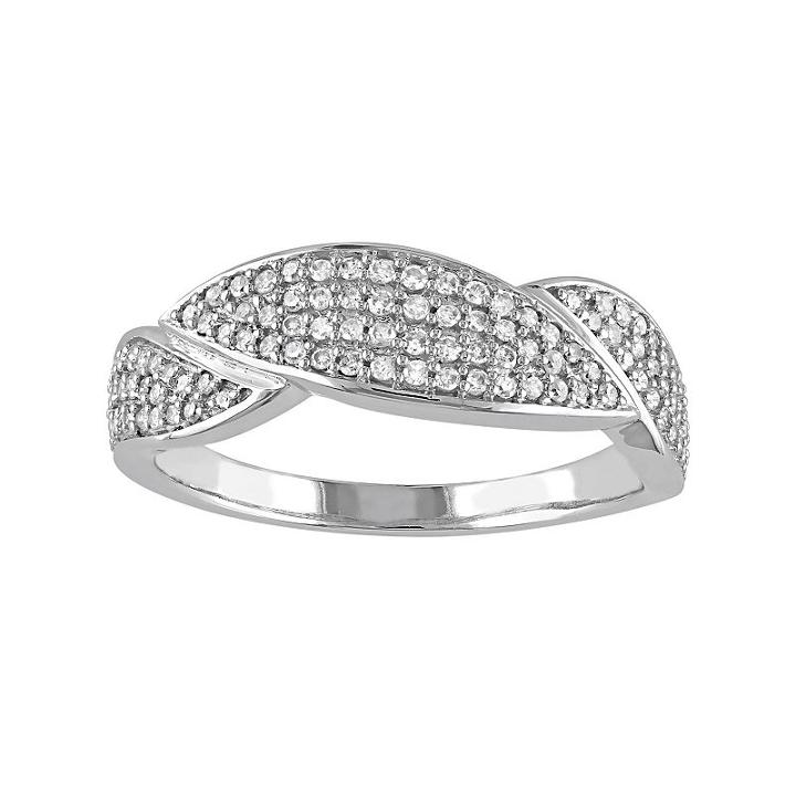 1/3 Carat T.w. Diamond 10k White Gold Marquise Ring, Women's, Size: 5