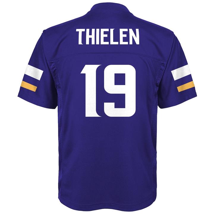 Boys 4-7 Minnesota Vikings Adam Thielen Replica Jersey, Size: S 8, Purple
