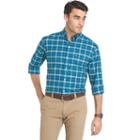 Big & Tall Izod Newport Regular-fit Plaid Oxford Button-down Shirt, Men's, Size: 3xl Tall, Blue Other