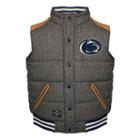 Men's Franchise Club Penn State Nittany Lions Legacy Reversible Vest, Size: Small, Grey