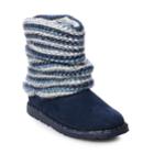 So&reg; Klara Girls' Sweater Boots, Size: 13, Blue (navy)