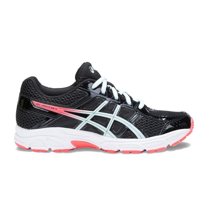 Asics Gel-contend 4 Grade School Girls' Running Shoes, Black