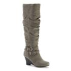 So&reg; Limousine Women's Tall Wedge Boots, Size: 7.5, Med Grey
