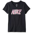 Girls 7-16 Nike Palm Graphic Active Tee, Girl's, Size: Small, Grey (charcoal)