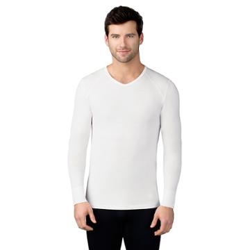Big & Tall Climatesmart By Cuddl Duds&reg; X Modal V-neck Tee, Men's, Size: Xxl Tall, White
