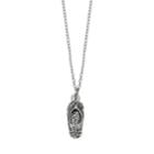 Primrose Sterling Silver Flip Flop Pendant Necklace, Women's, Size: 18