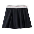 Girls 7-16 & Plus Size So&reg; Shiny Patterned Skater Skort, Girl's, Size: M/10, Black