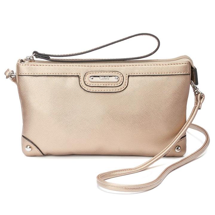 Chaps Dalia Convertible Wristlet, Women's, Brown