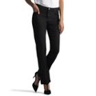 Women's Lee Relaxed Fit Straight Leg Jeans, Size: 14 Short, Black