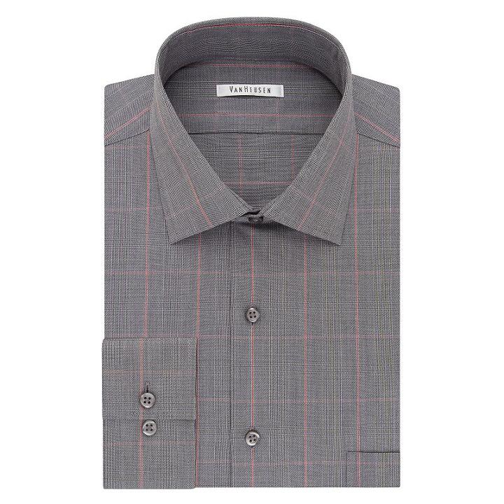 Men's Van Heusen Flex Collar Classic-fit Dress Shirt, Size: 18.5-34/35, Med Red