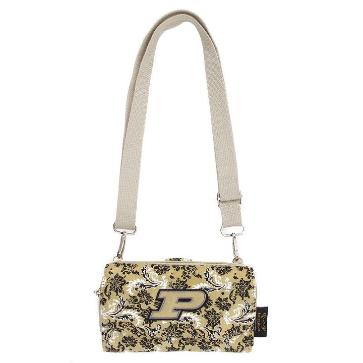 Purdue Boilermakers Bloom Crossbody Wallet, Women's, Multicolor