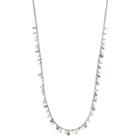 Simply Vera Vera Wang Long Shaky Simulated Pearl Necklace, Women's, White