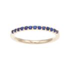 Boston Bay Diamonds 14k Gold Sapphire Stack Ring, Women's, Size: 8, Blue