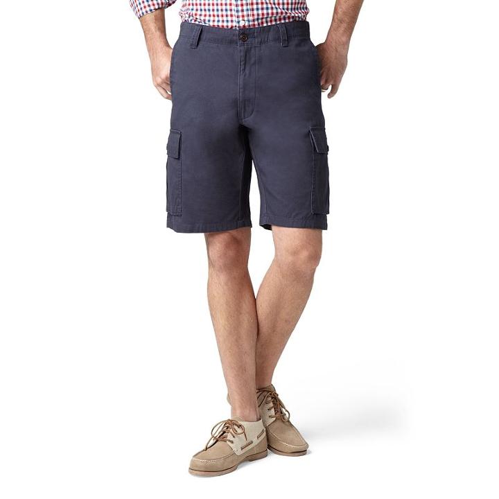 Big & Tall Dockers&reg; Flat-front Cargo Shorts, Men's, Size: 52, Blue