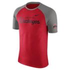 Men's Nike Ohio State Buckeyes Script Raglan Tee, Size: Medium, Ovrfl Oth