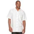 Big & Tall Batik Bay Classic-fit Woven Button-down Shirt, Men's, Size: 3xl Tall, Natural