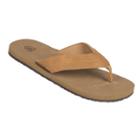 Men's Wembley Flip-flops, Size: Large, Dark Beige