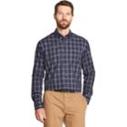 Men's Arrow Heritage Classic-fit Plaid Twill Button-down Shirt, Size: Small, Blue