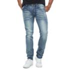 Men's Xray Slim-fit Washed Stretch Jeans, Size: 32, Blue