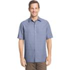 Big & Tall Van Heusen Classic-fit Dobby Button-down Shirt, Men's, Size: L Tall, Blue