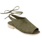 Journee Collection Blanch Women's Sandals, Size: Medium (9), Dark Green