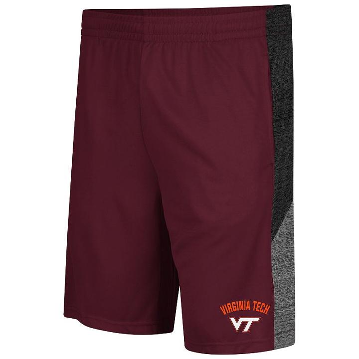 Men's Colosseum Virginia Tech Hokies Friction Shorts, Size: Xl, Dark Red