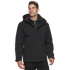 Big & Tall Hemisphere Softshell 3-in-1 Systems Hooded Jacket, Men's, Size: L Tall, Black