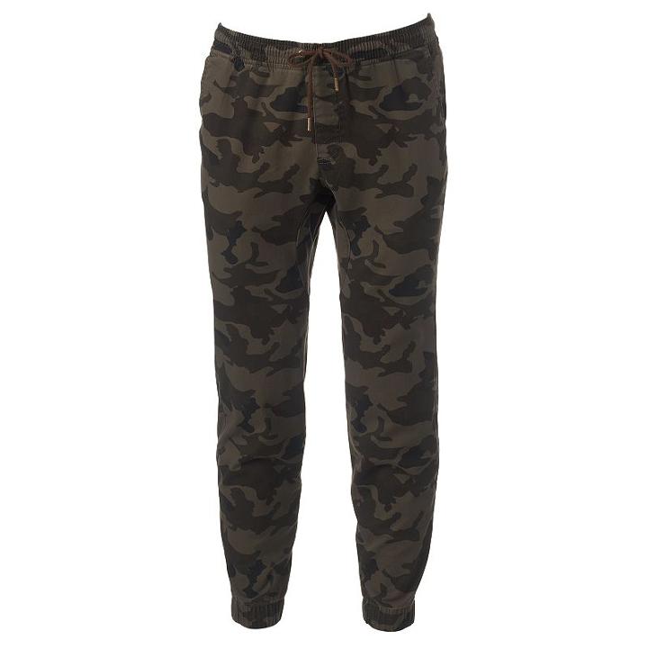 Men's Tony Hawk Camouflage Woven Jogger Pants, Size: Xl, Med Brown