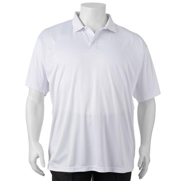 Big & Tall Champion Solid Performance Polo, Men's, Size: Xxl Tall, White