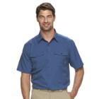 Men's Columbia Omni-wick Pacific Breeze Button-down Shirt, Size: Medium, Light Blue