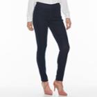 Women's Elle&trade; Pull-on Skinny Jeans, Size: 6, Dark Blue