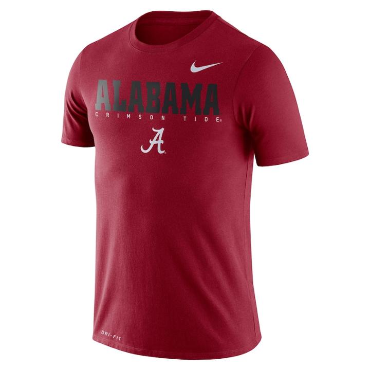Men's Nike Alabama Crimson Tide Facility Tee, Size: Large, Red