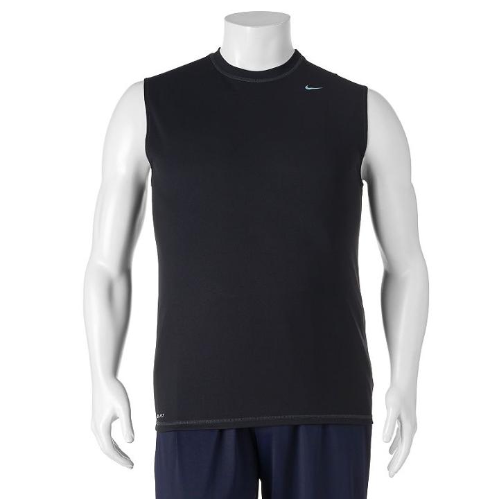 Big & Tall Nike Dri-fit Hydro Sleeveless Tee, Men's, Size: 2xb, Black